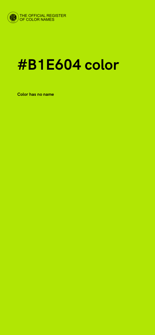 #B1E604 color image