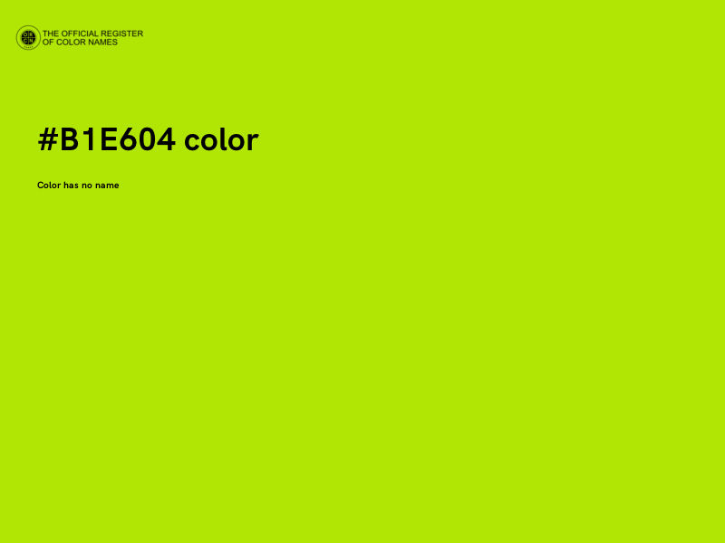 #B1E604 color image