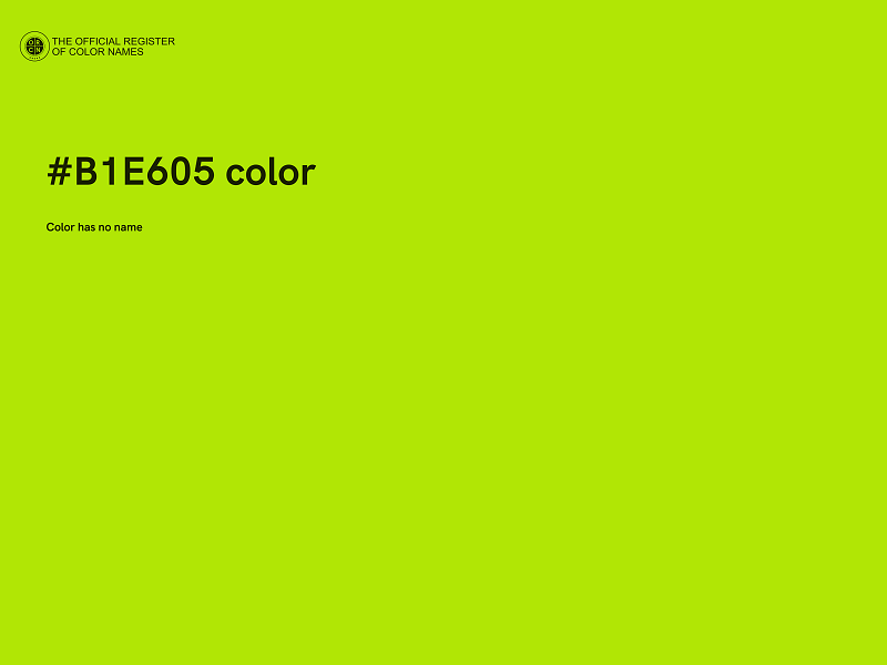 #B1E605 color image