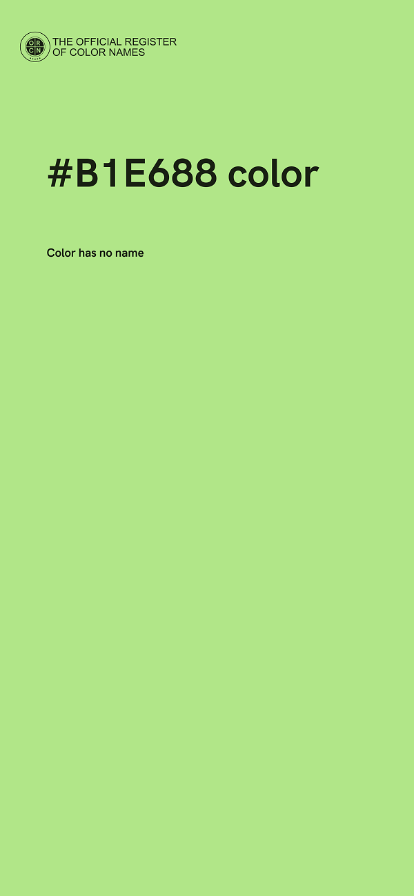 #B1E688 color image
