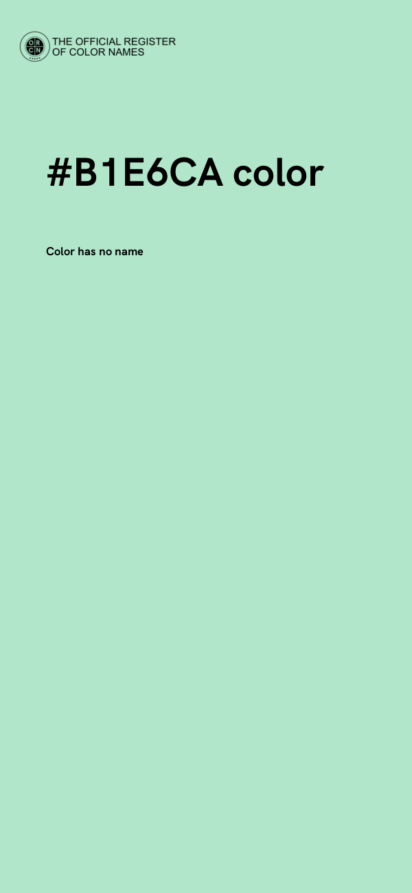 #B1E6CA color image