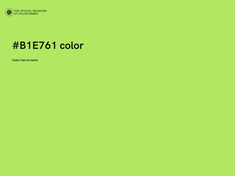 #B1E761 color image