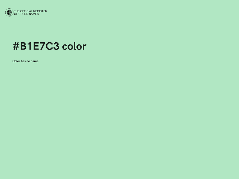 #B1E7C3 color image