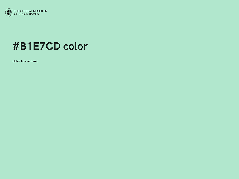 #B1E7CD color image