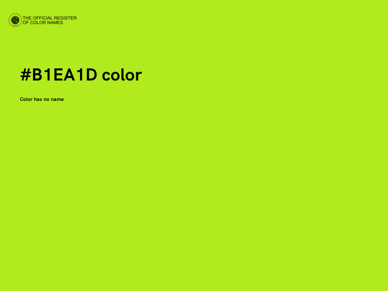 #B1EA1D color image