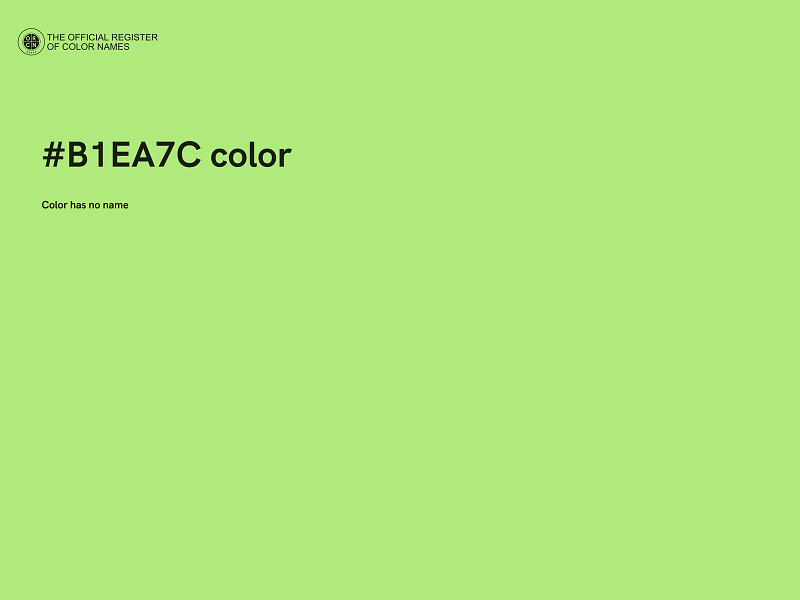 #B1EA7C color image