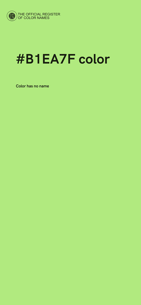 #B1EA7F color image