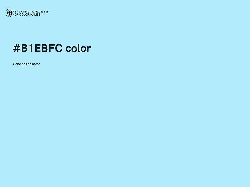 #B1EBFC color image