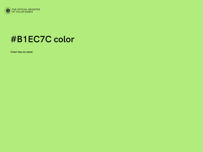 #B1EC7C color image