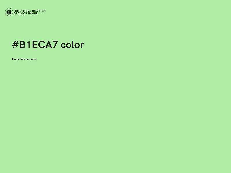 #B1ECA7 color image