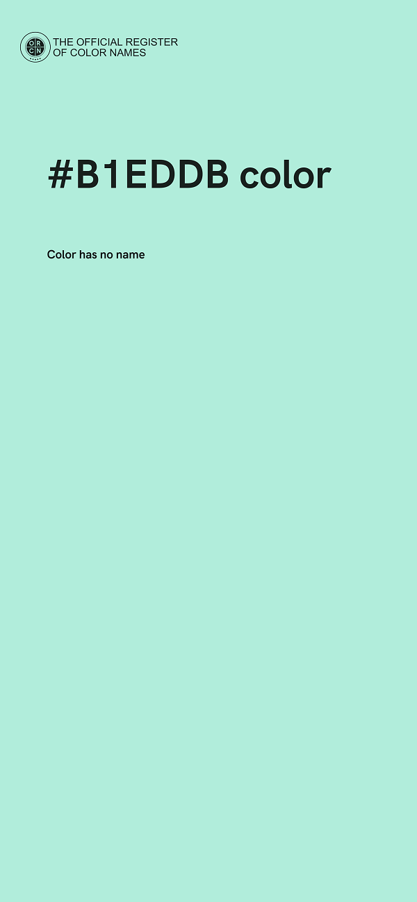 #B1EDDB color image