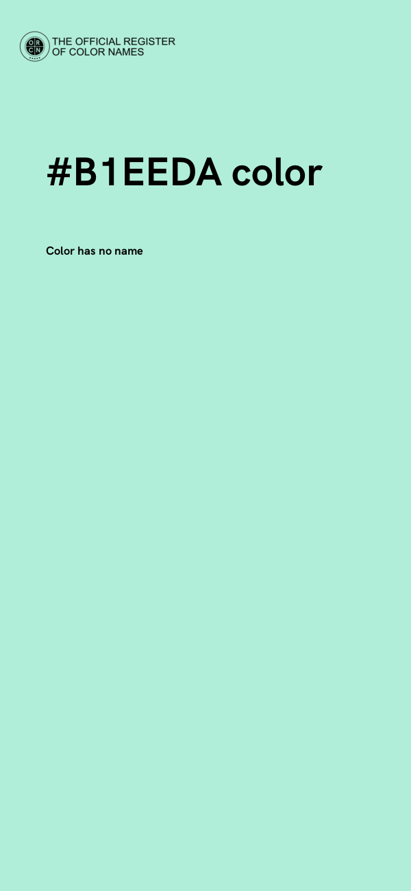 #B1EEDA color image