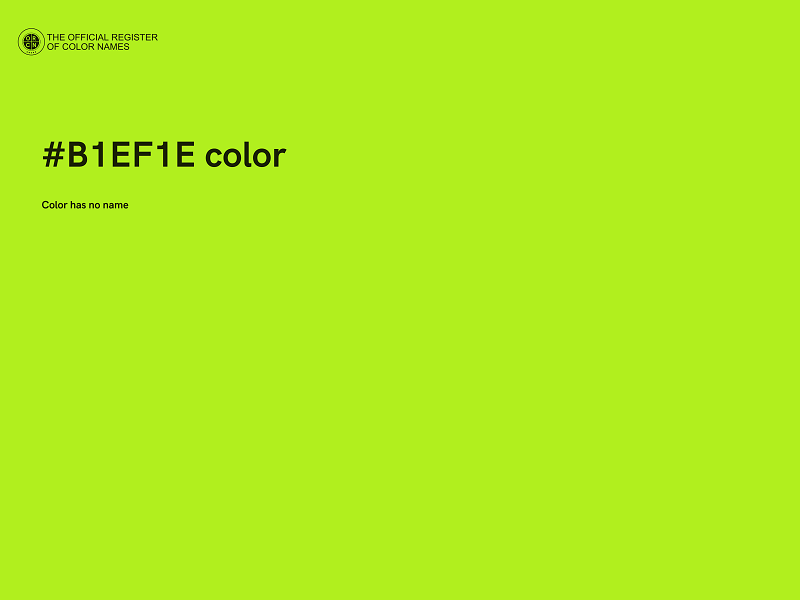 #B1EF1E color image