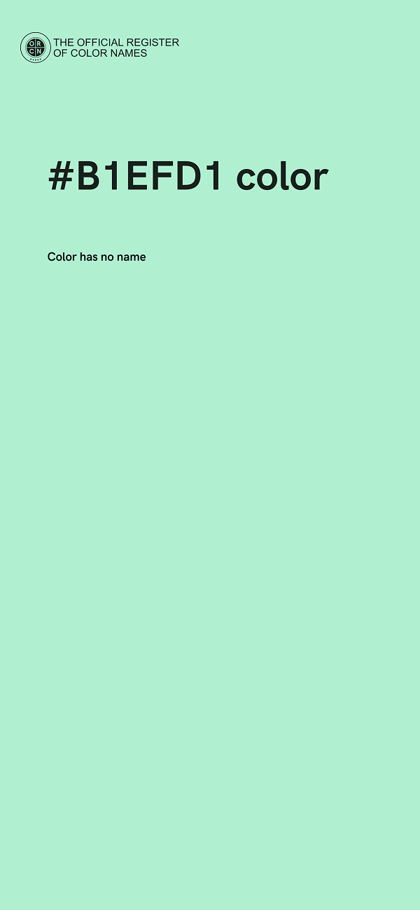 #B1EFD1 color image