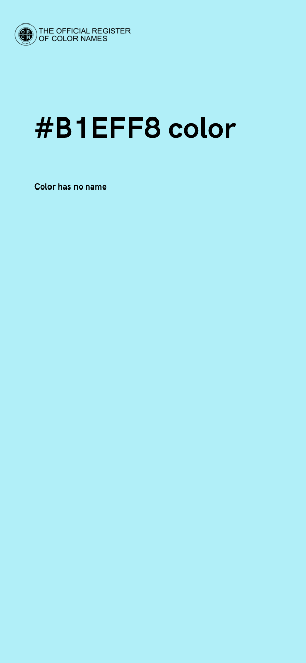 #B1EFF8 color image
