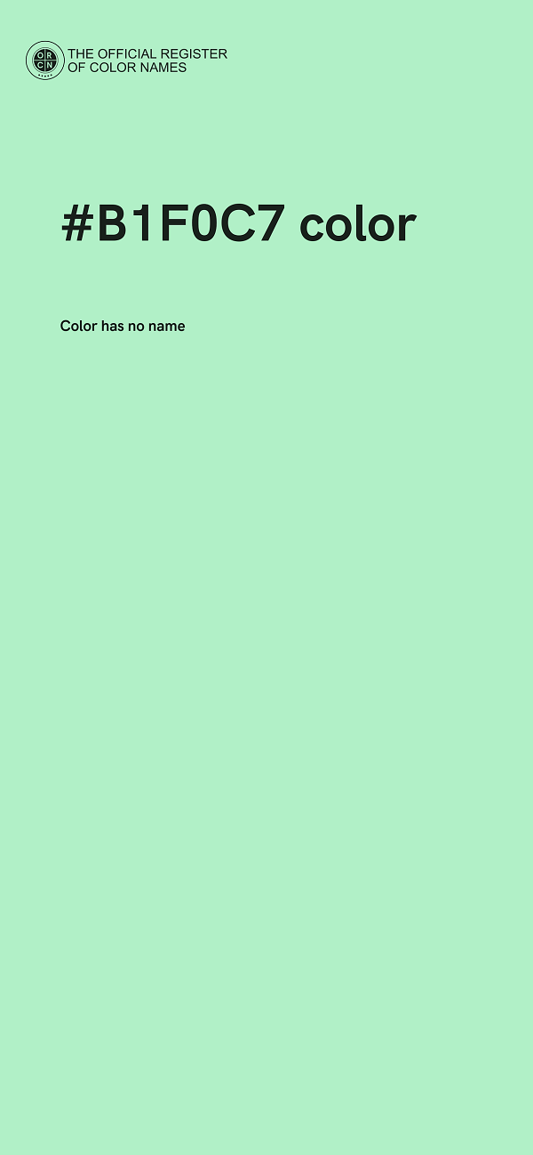 #B1F0C7 color image