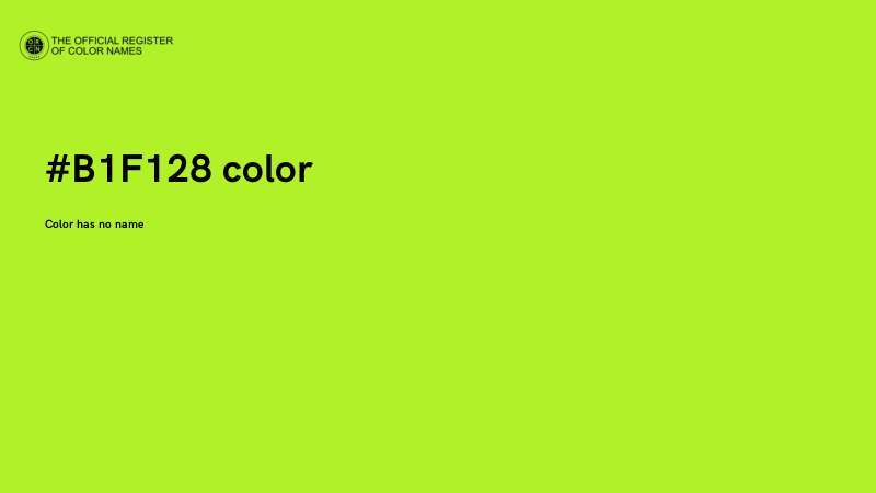 #B1F128 color image