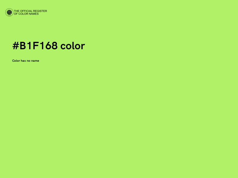 #B1F168 color image
