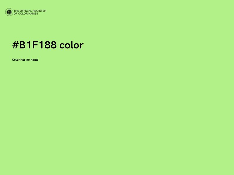 #B1F188 color image