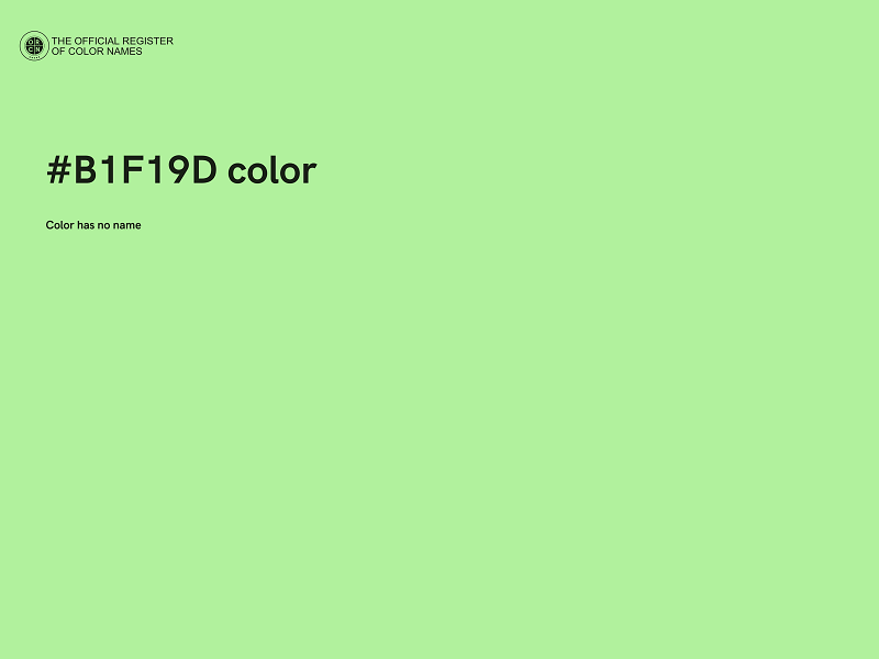 #B1F19D color image