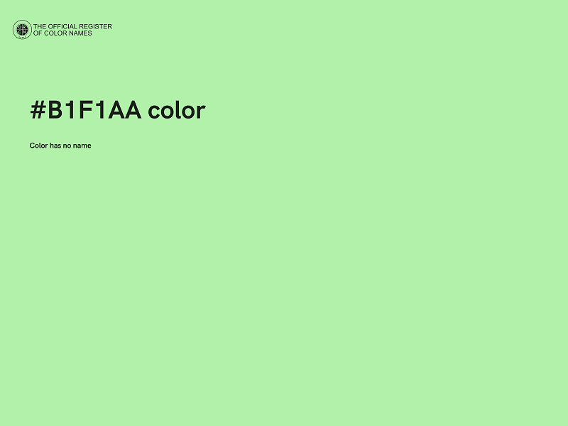 #B1F1AA color image