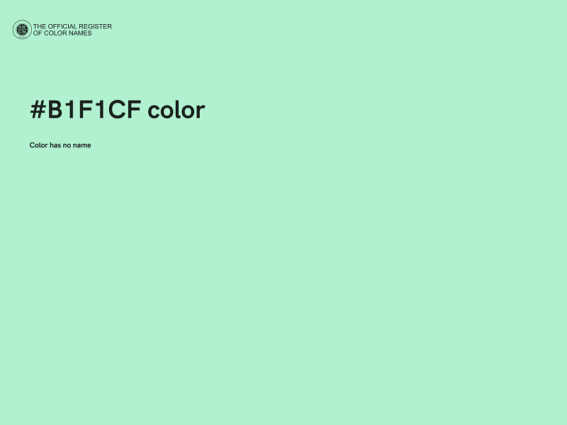 #B1F1CF color image