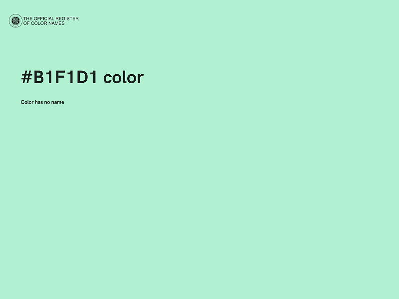 #B1F1D1 color image