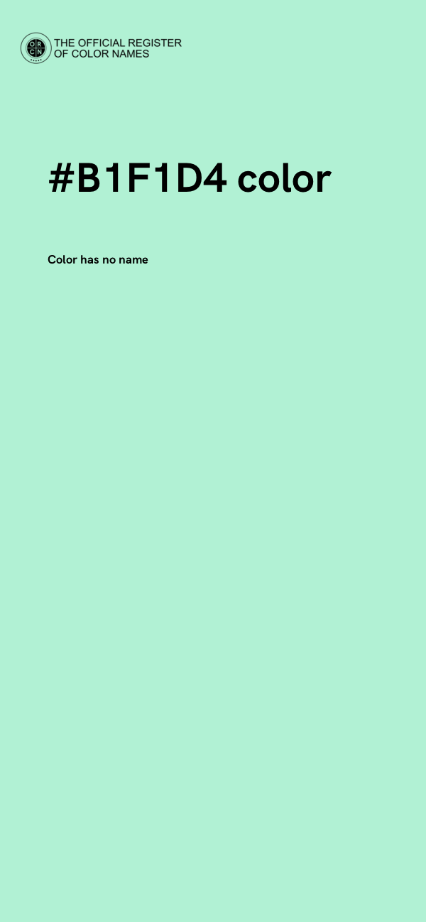 #B1F1D4 color image