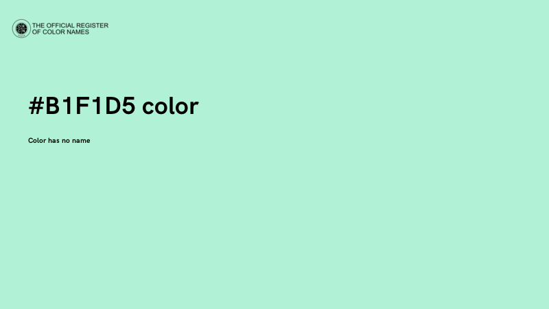 #B1F1D5 color image