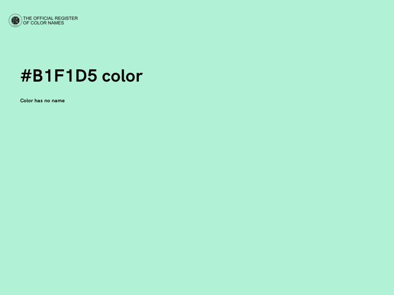 #B1F1D5 color image