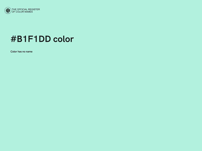 #B1F1DD color image