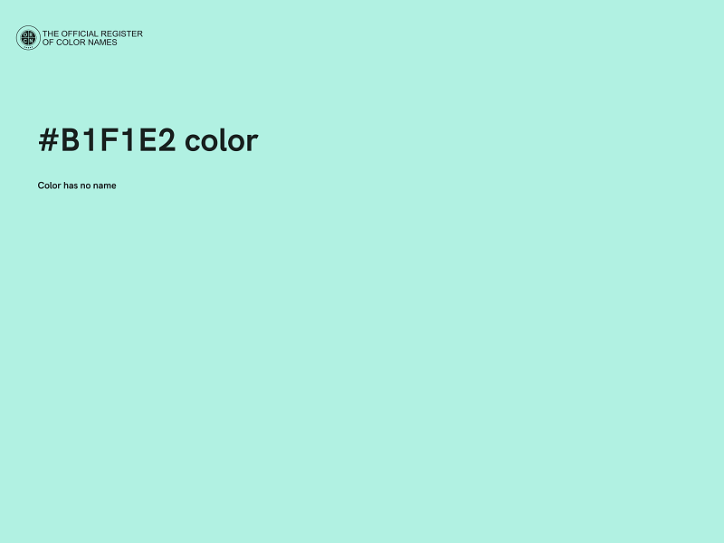 #B1F1E2 color image