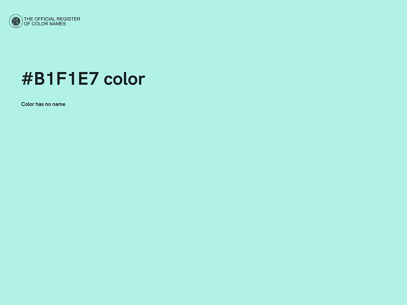 #B1F1E7 color image