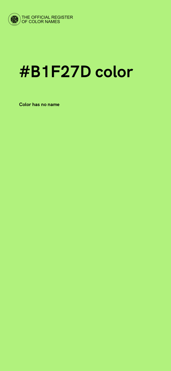 #B1F27D color image