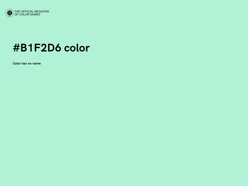 #B1F2D6 color image
