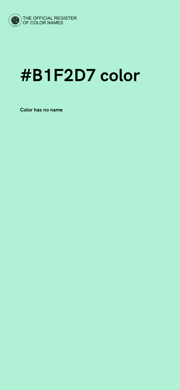#B1F2D7 color image