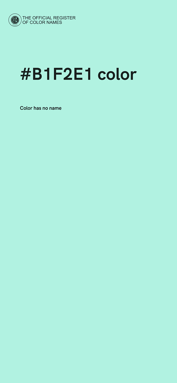 #B1F2E1 color image