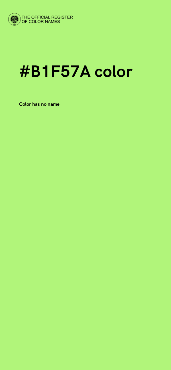 #B1F57A color image