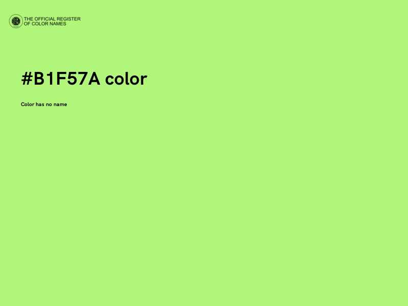 #B1F57A color image