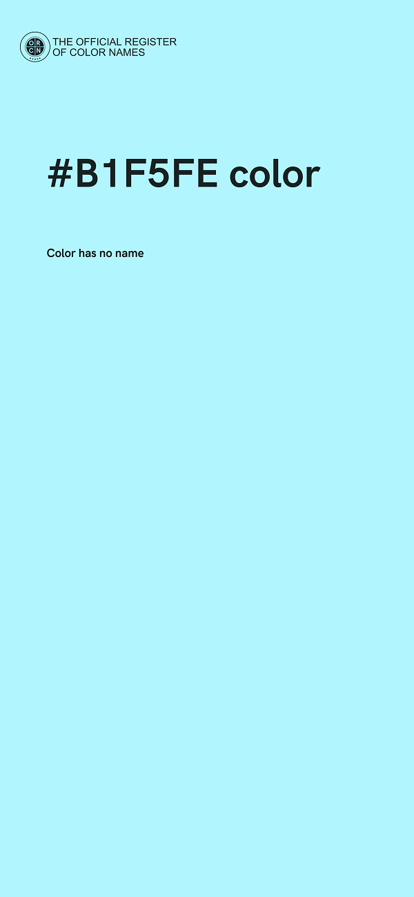 #B1F5FE color image