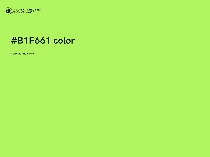 #B1F661 color image