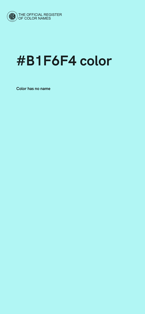 #B1F6F4 color image