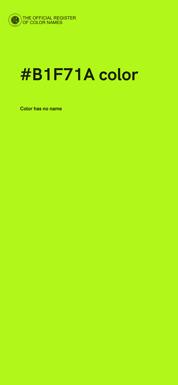 #B1F71A color image