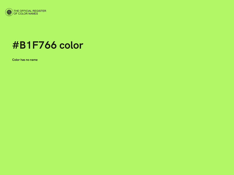 #B1F766 color image