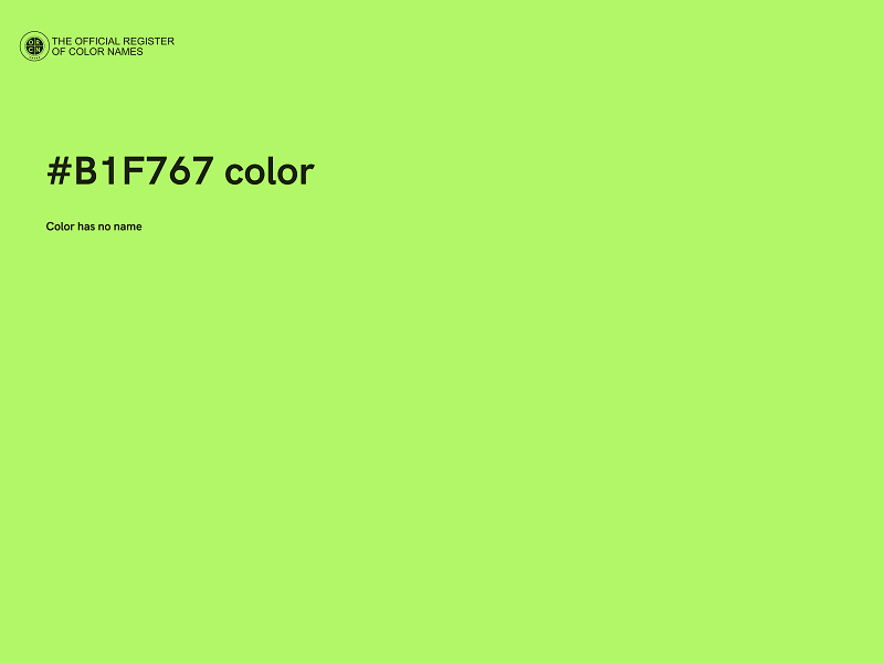 #B1F767 color image