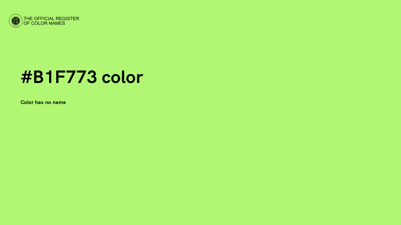 #B1F773 color image