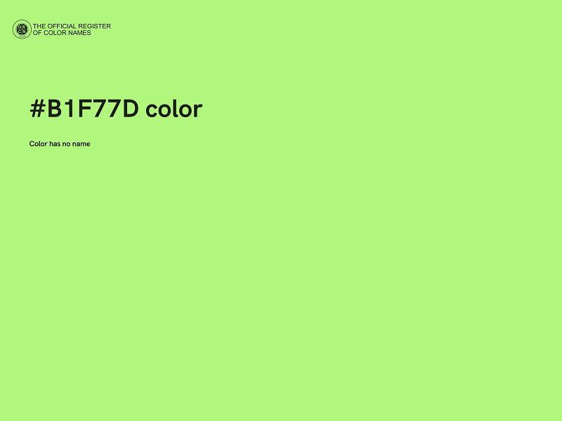 #B1F77D color image