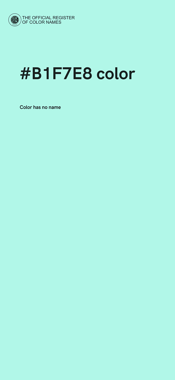 #B1F7E8 color image