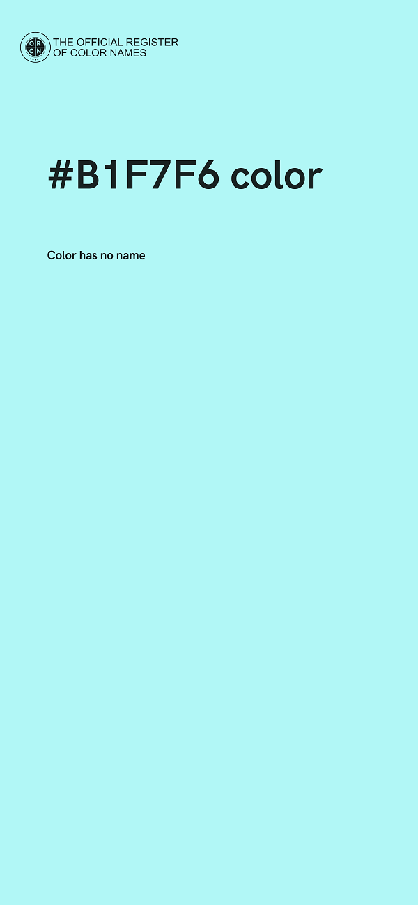#B1F7F6 color image