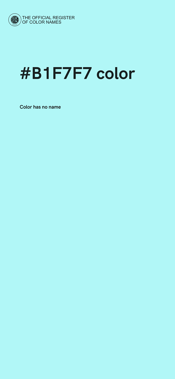 #B1F7F7 color image